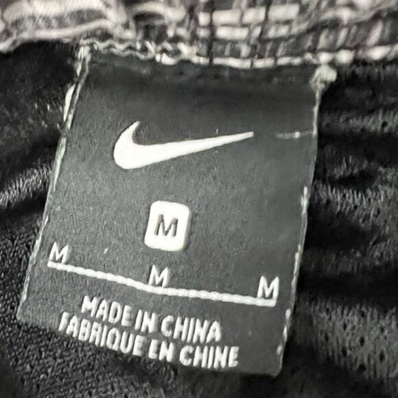 Nike Printed Drawstring Swim Trunks Black Size Medium - Picture 3 of 3